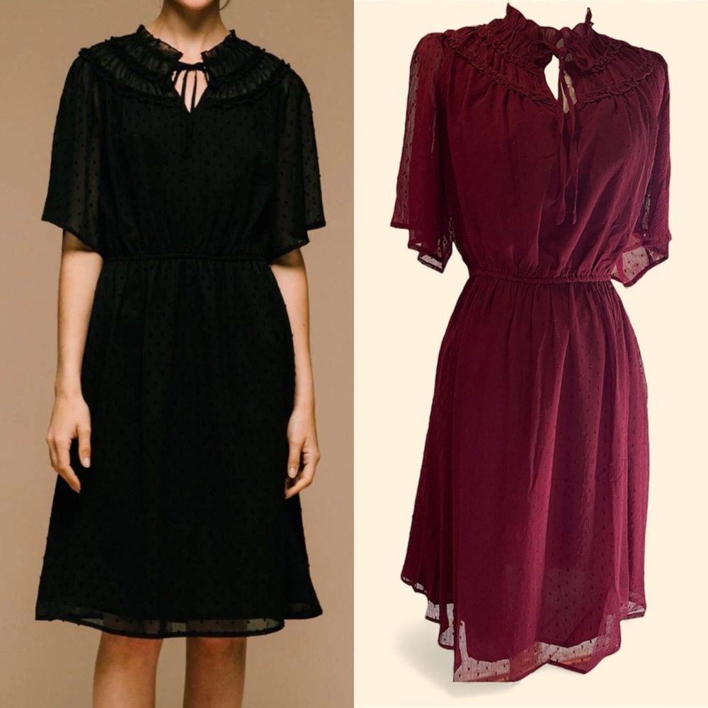 💫Boutique Dotted Swiss Midi Dress - NEW 💫